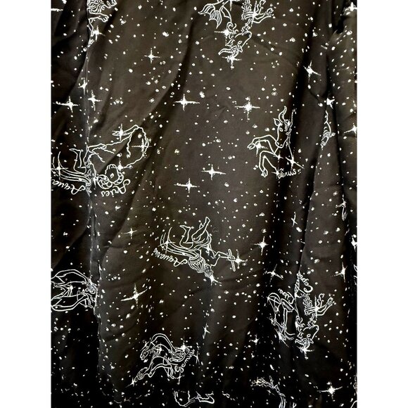 Lane Bryant Zodiac Print VNeck Blouse 18 Peplum Plus Size 18 Psychic Lightweight - Picture 8 of 8